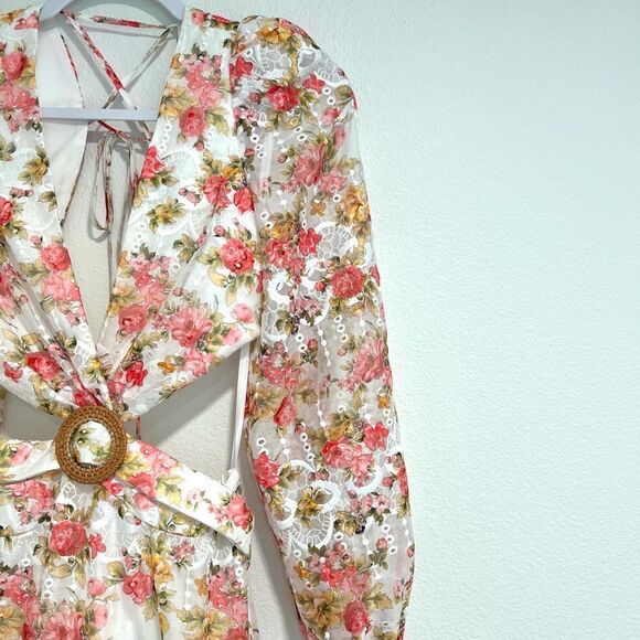 GIANNI BINI Lillian Cutout Floral Maxi Dress - Picture 7 of 10